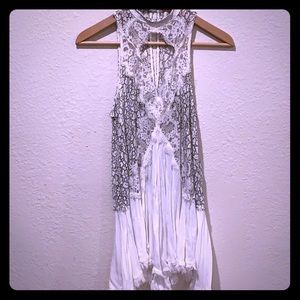 Free People Women’s Lace Halter Top